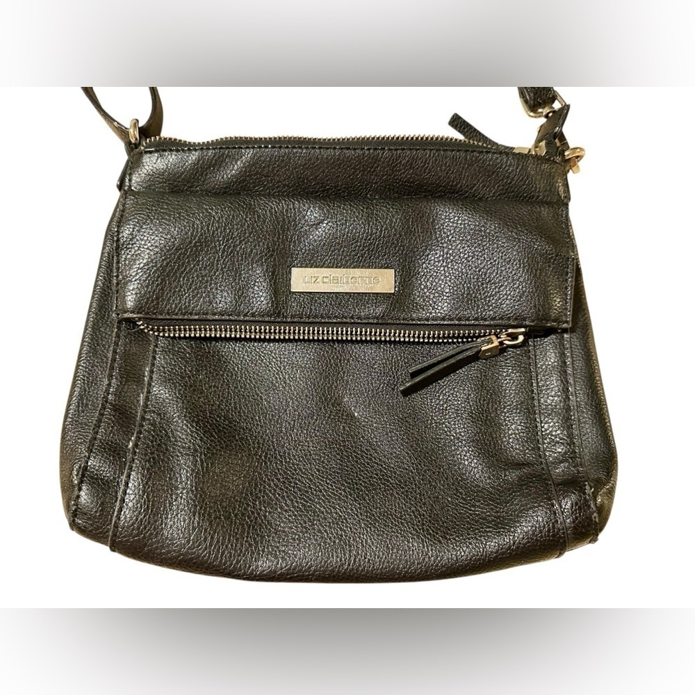 Liz Claiborne Faux Leather Pebbled Crossbody - Picture 2 of 10